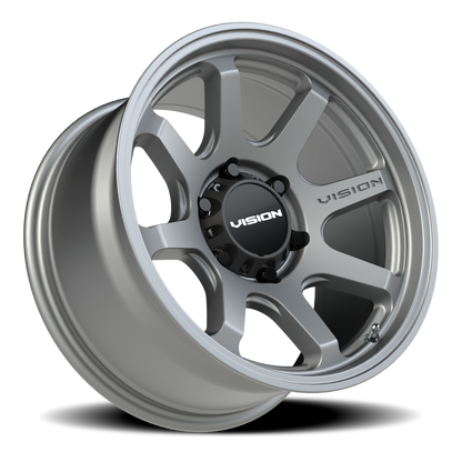 Vision Flow 17X9 Satin Grey Wheel