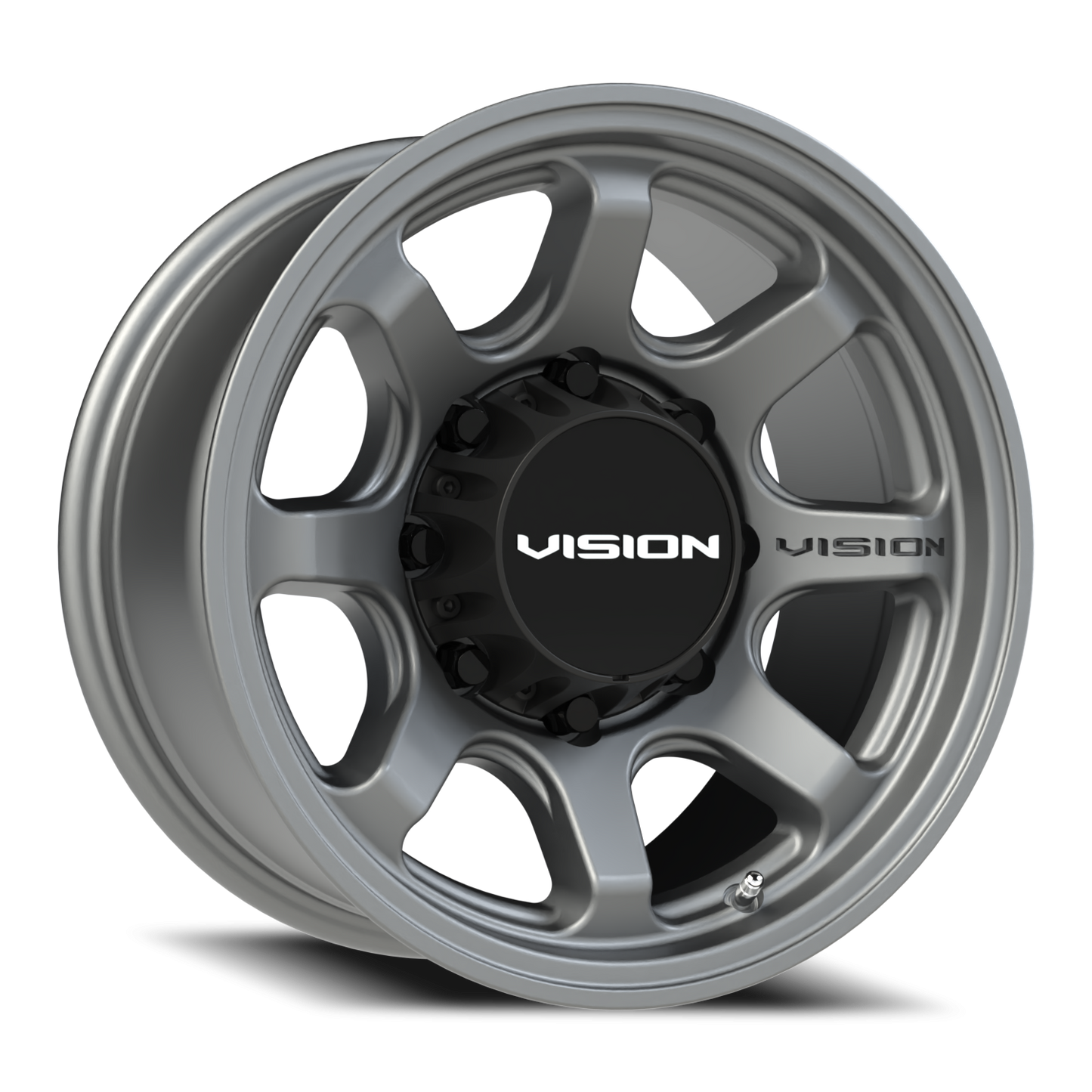 Vision Flow 16X8 Satin Grey Wheel