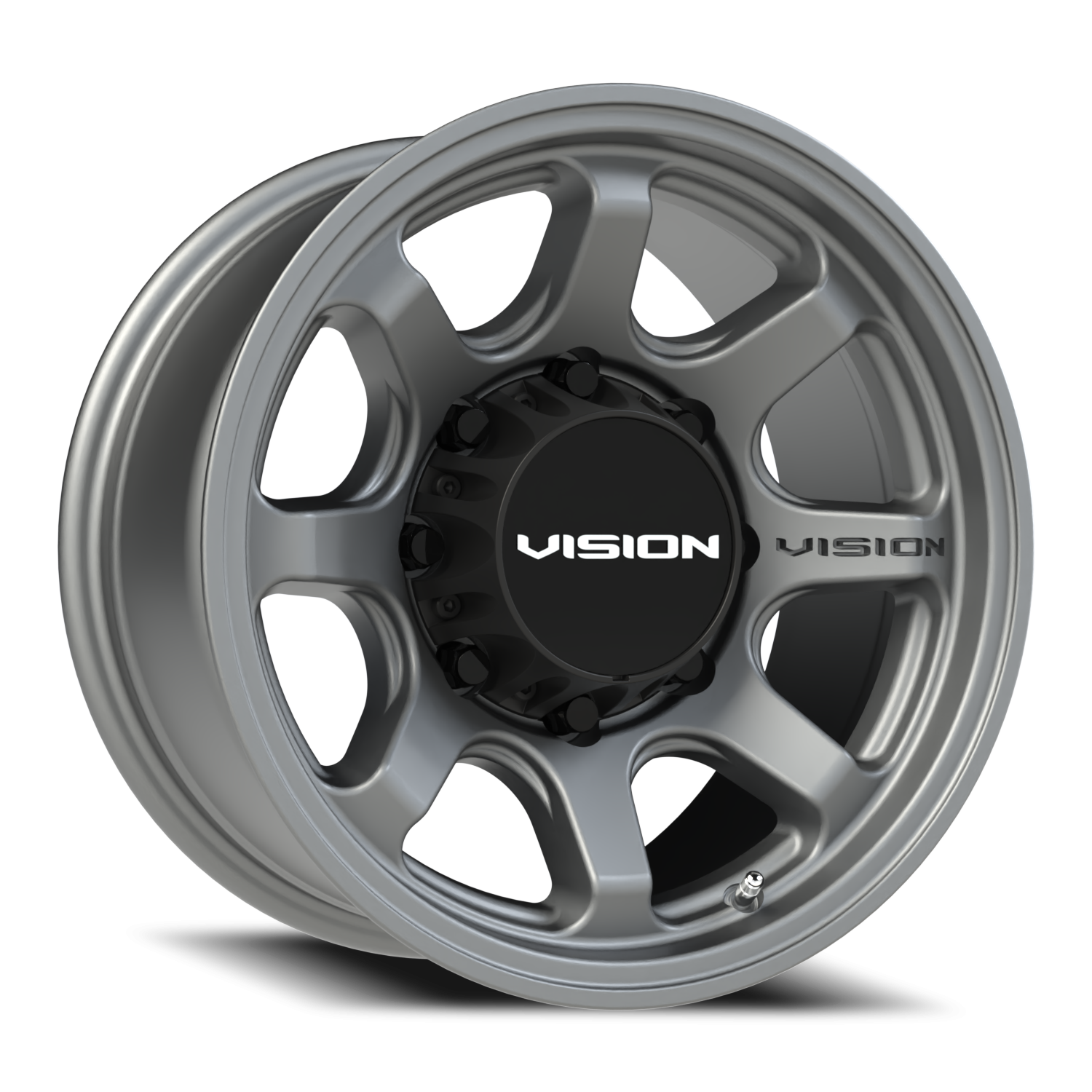 Vision Flow 16X8 Satin Grey Wheel