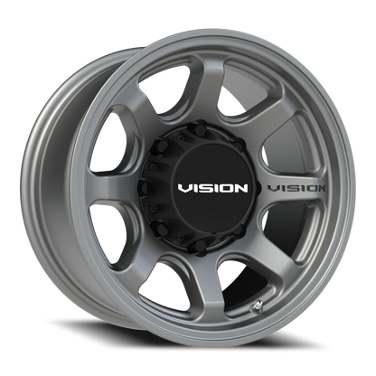 Vision Flow 16X8 Satin Grey Wheel