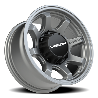 Vision Flow 16X8 Satin Grey Wheel