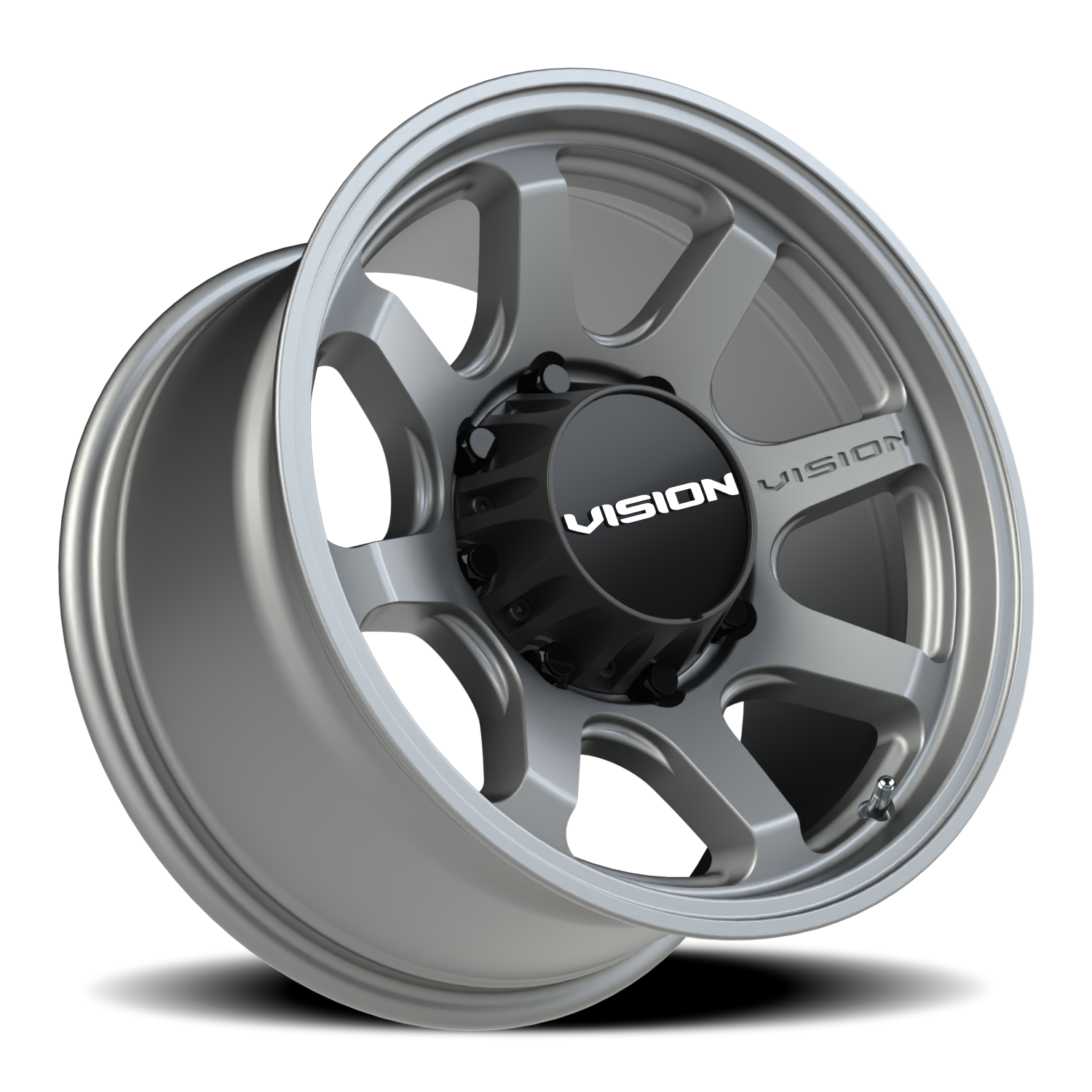 Vision Flow 17X9 Satin Grey Wheel