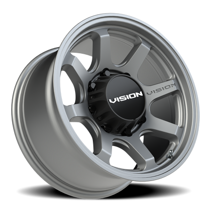 Vision Flow 17X9 Satin Grey Wheel