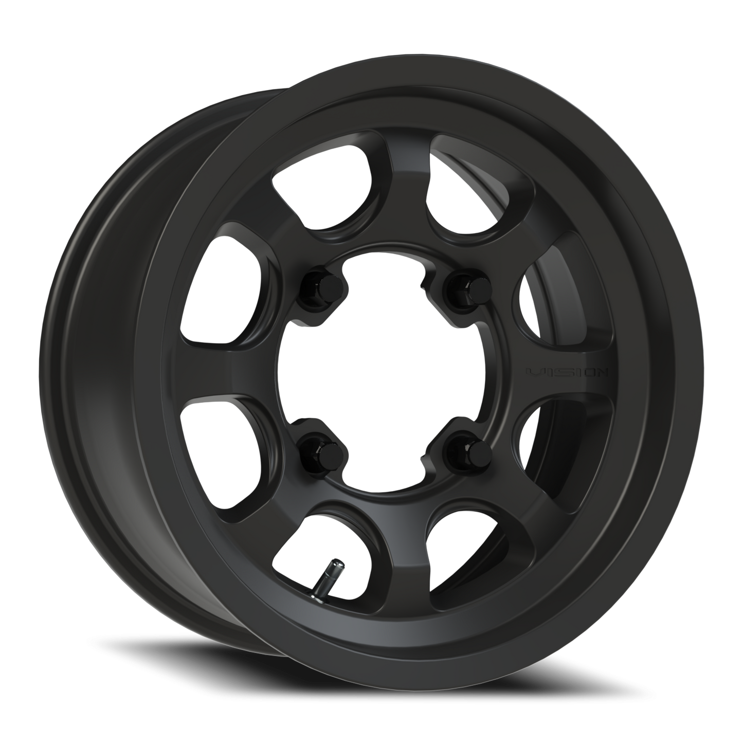 Vision Flow 15X10 Satin Black Wheel