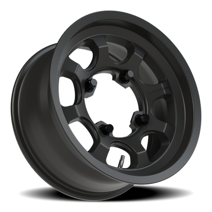 Vision Flow 15X10 Satin Black Wheel