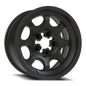 Vision Flow 15X6 Satin Black Wheel
