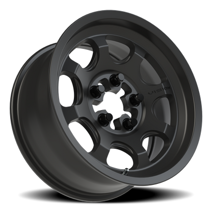 Vision Flow 15X10 Satin Black Wheel