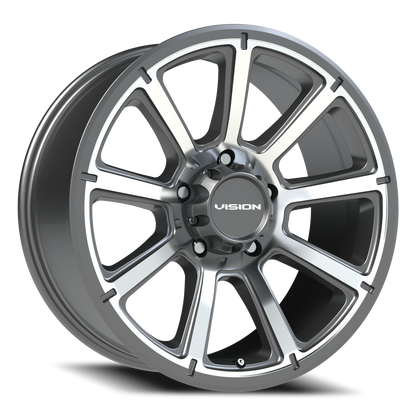Vision Turbine 20X9 Gunmetal Machined Face Wheel