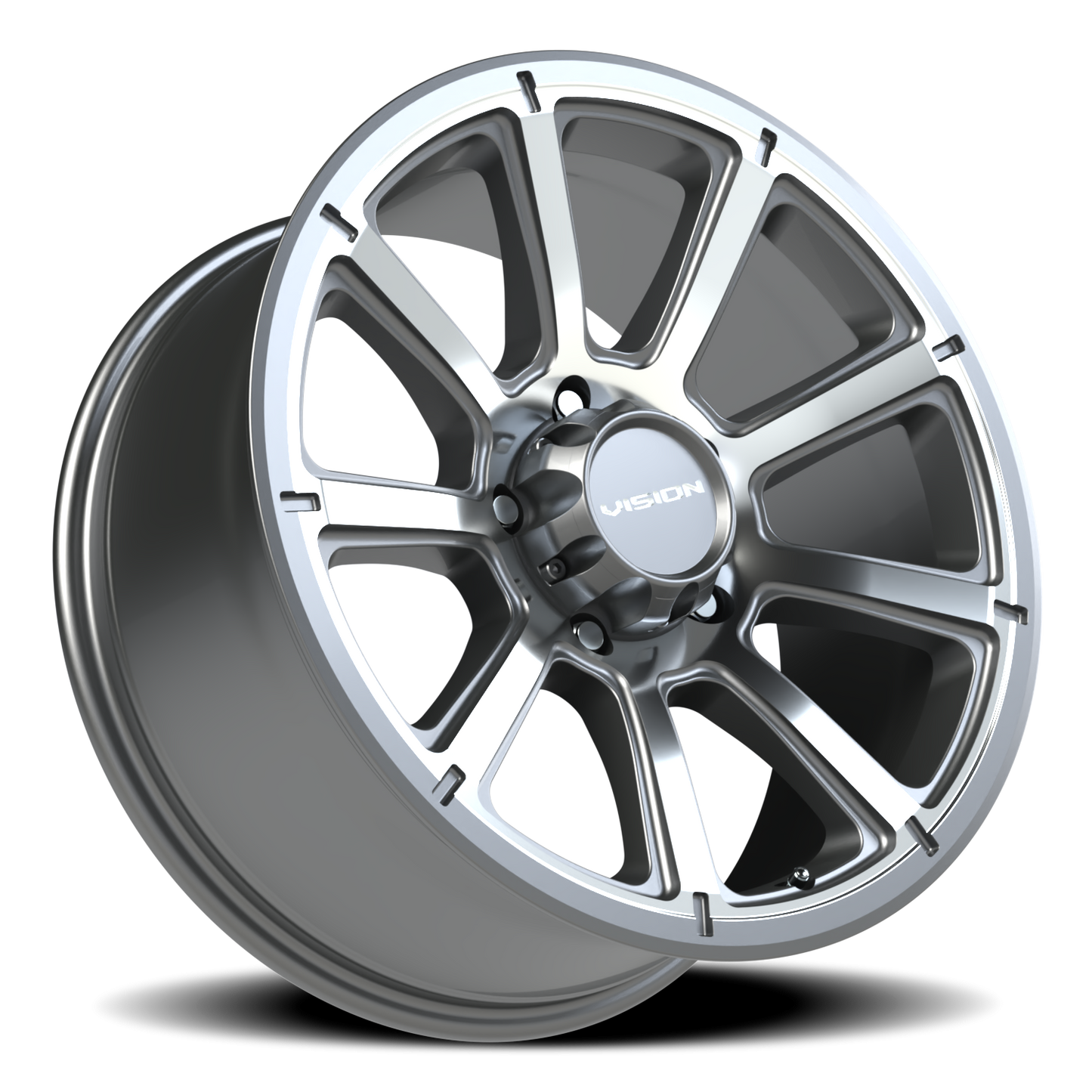 Vision Turbine 20X9 Gunmetal Machined Face Wheel