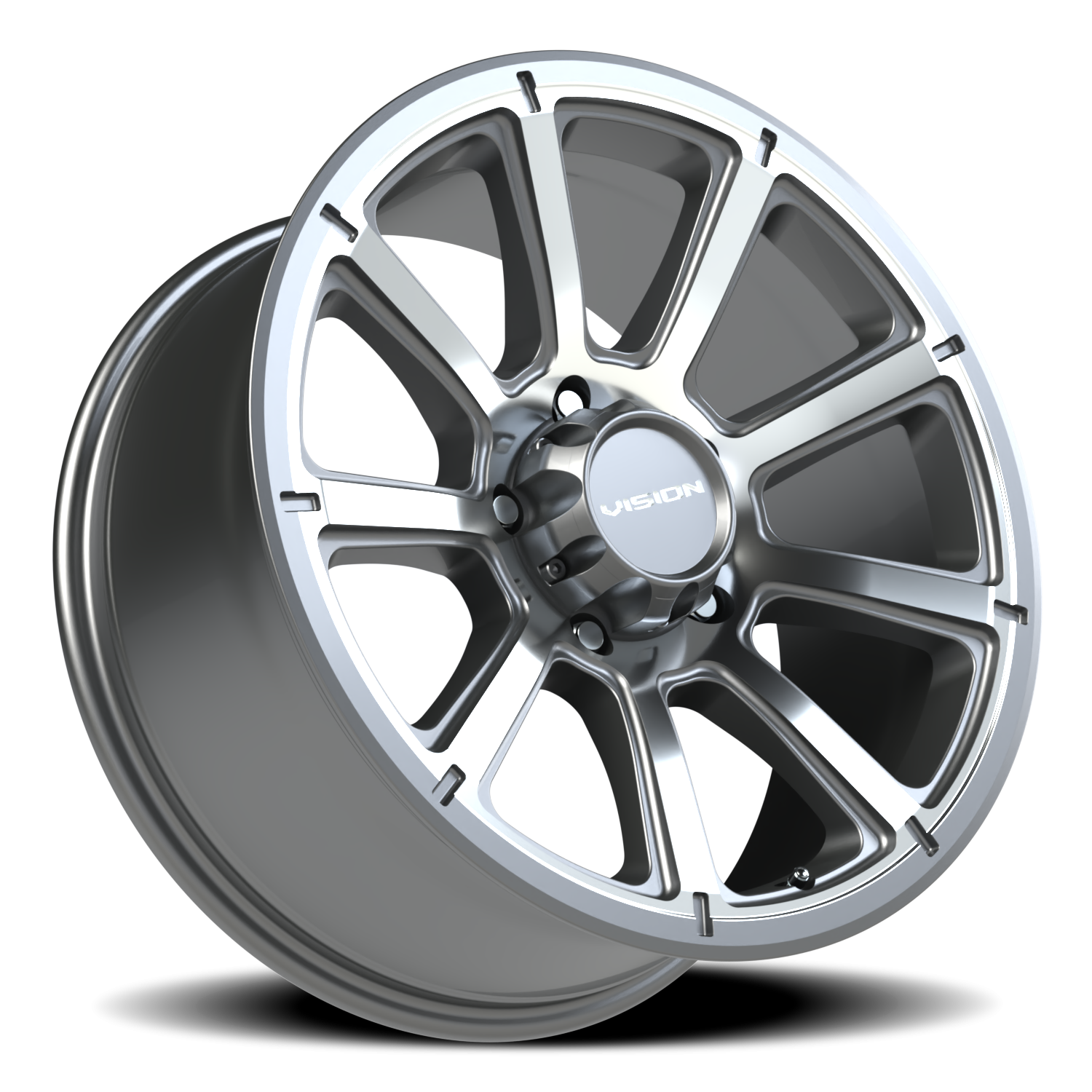 Vision Turbine 20X9 Gunmetal Machined Face Wheel