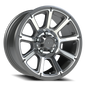 Vision Turbine 17X8.5 Gunmetal Machined Face Wheel
