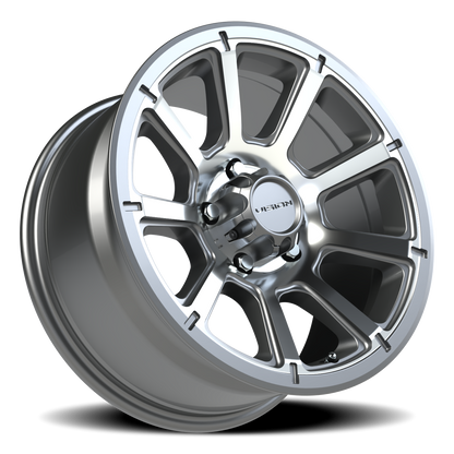 Vision Turbine 17X8.5 Gunmetal Machined Face Wheel