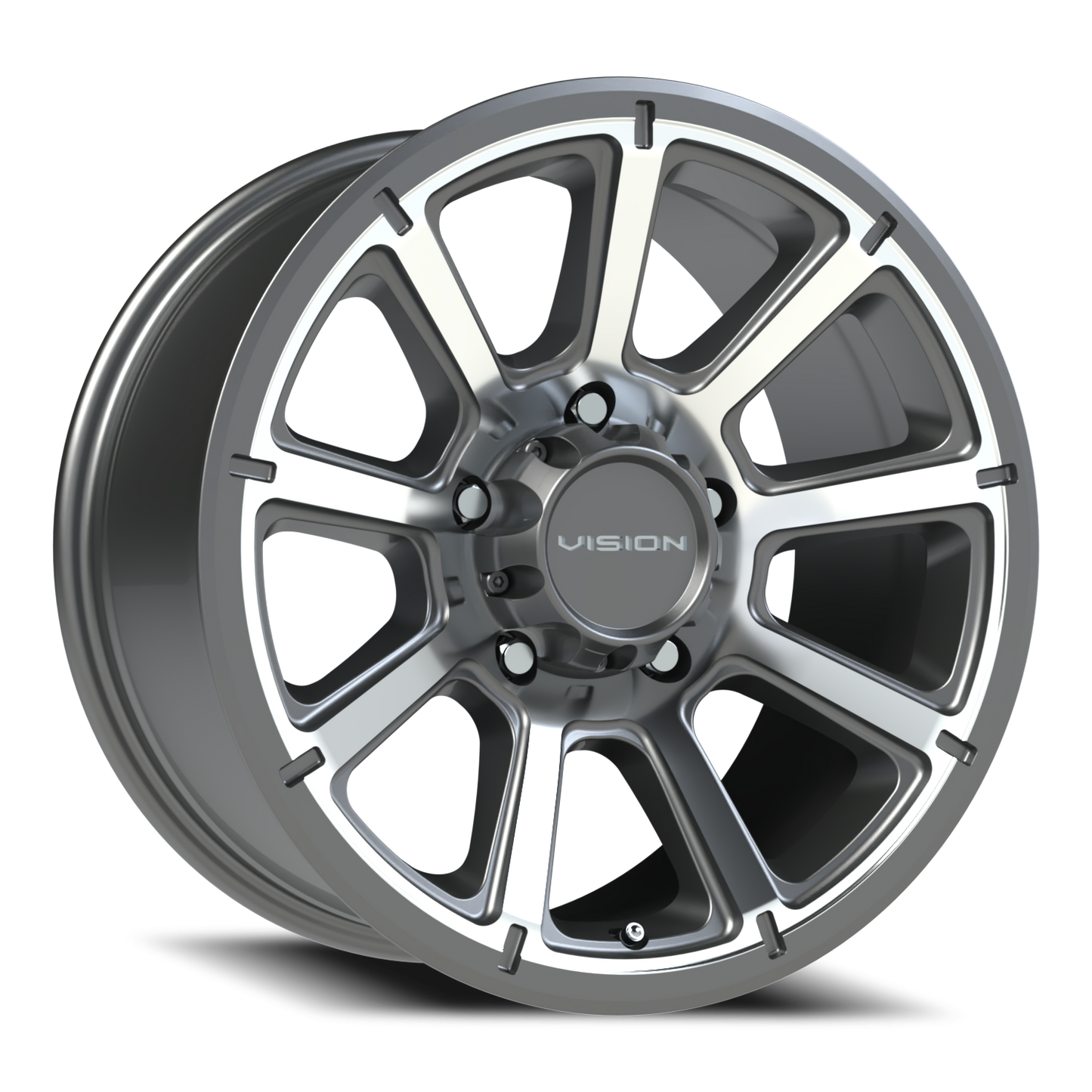 Vision Turbine 18X9 Gunmetal Machined Face Wheel