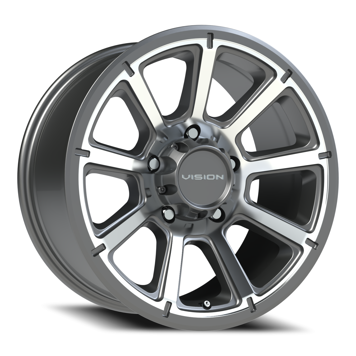 Vision Turbine 18X9 Gunmetal Machined Face Wheel