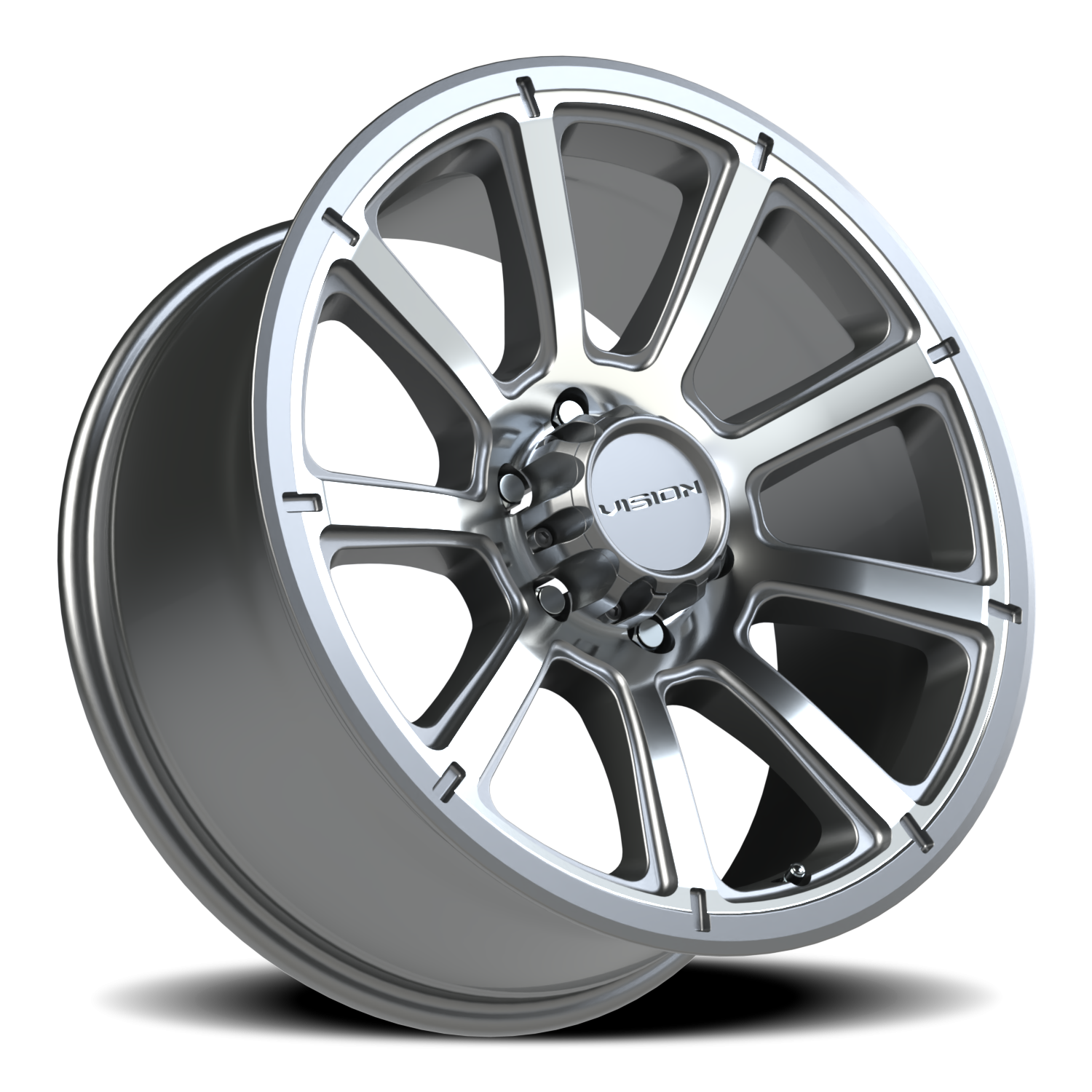Vision Turbine 20X9 Gunmetal Machined Face Wheel