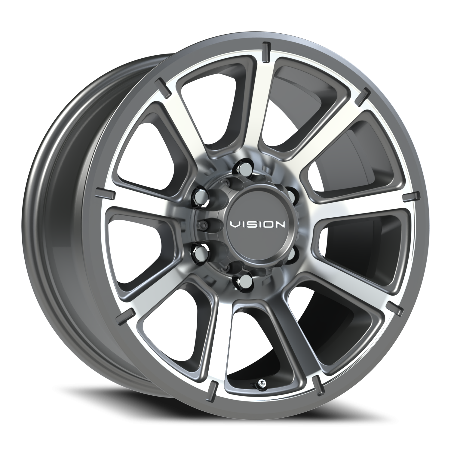 Vision Turbine 17X8.5 Gunmetal Machined Face Wheel