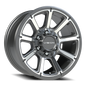 Vision Turbine 17X8.5 Gunmetal Machined Face Wheel