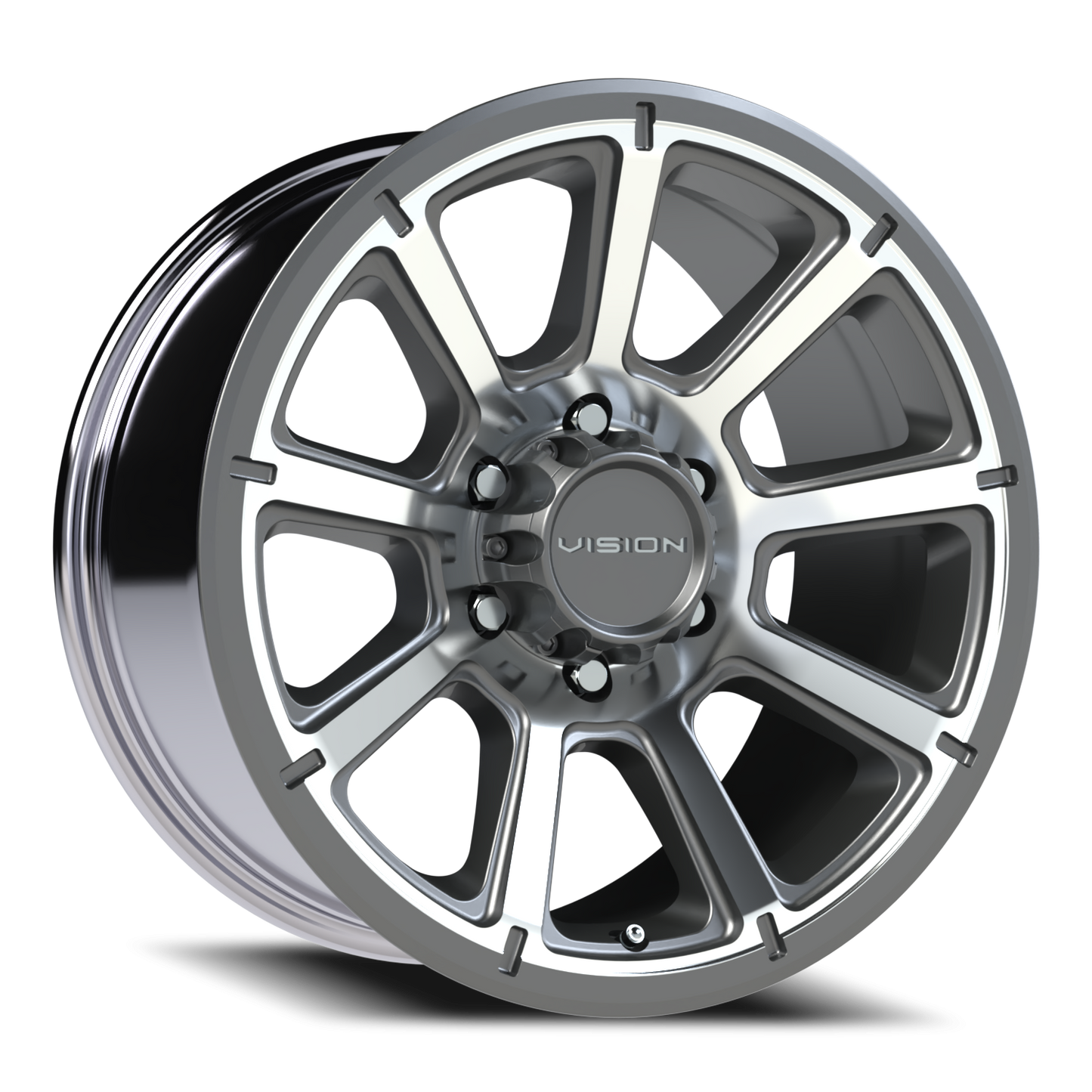 Vision Turbine 18X9 Gunmetal Machined Face Wheel