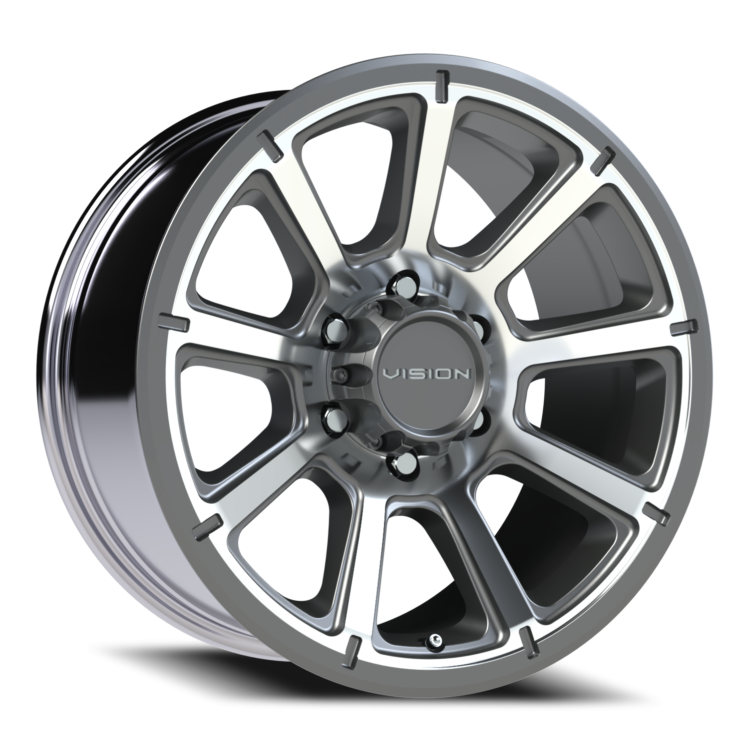 Vision Turbine 18X9 Gunmetal Machined Face Wheel