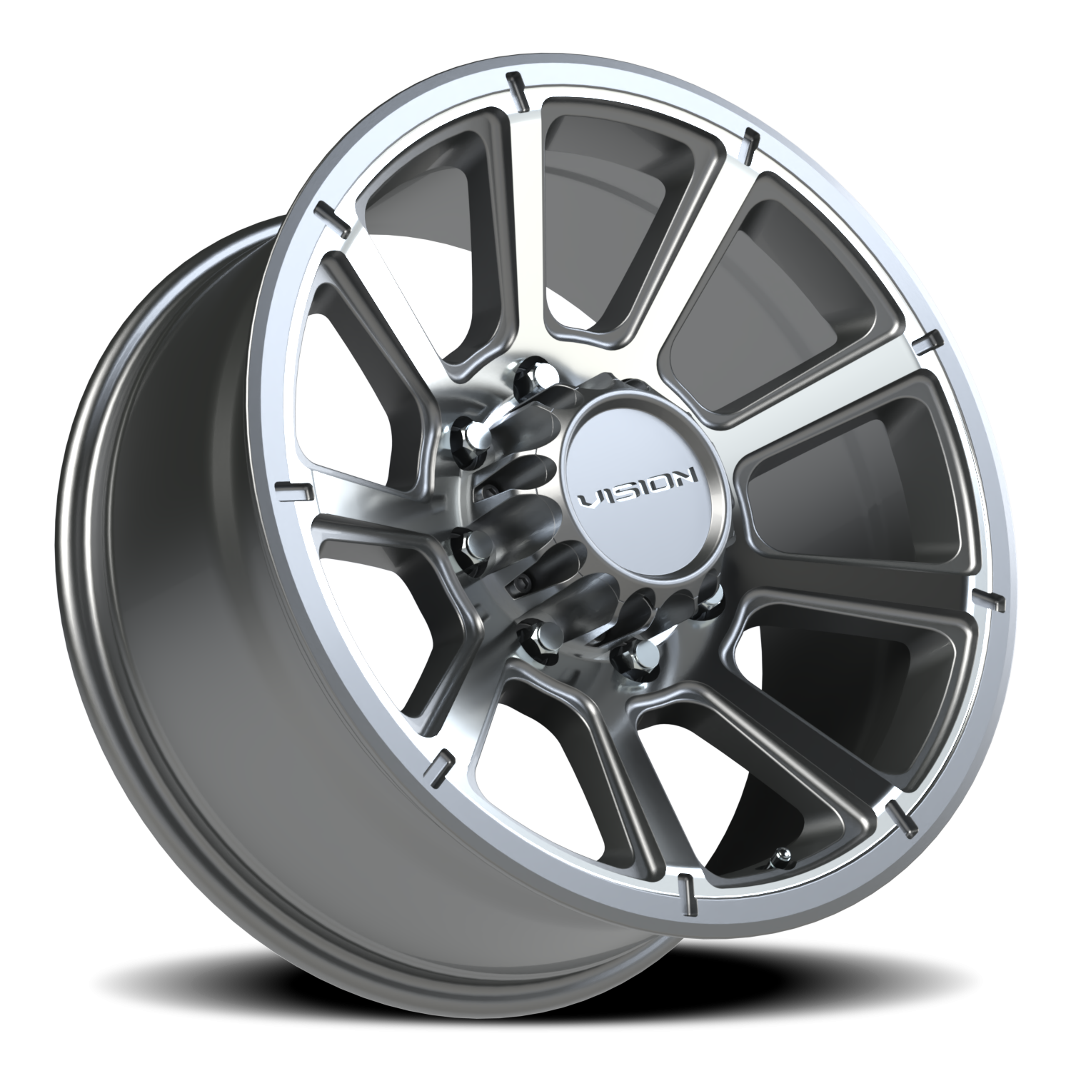 Vision Turbine 20X9 Gunmetal Machined Face Wheel
