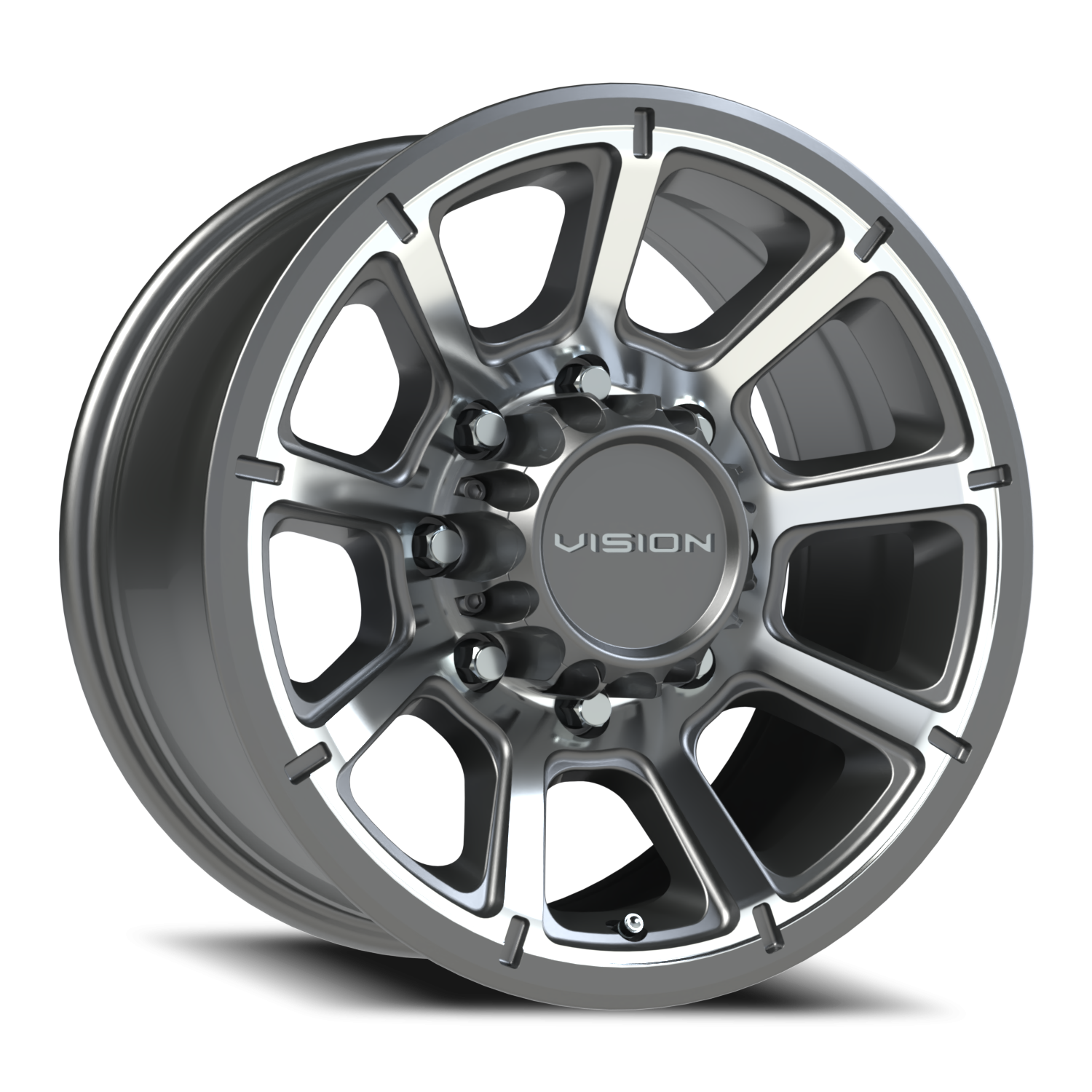 Vision Turbine 17X8.5 Gunmetal Machined Face Wheel