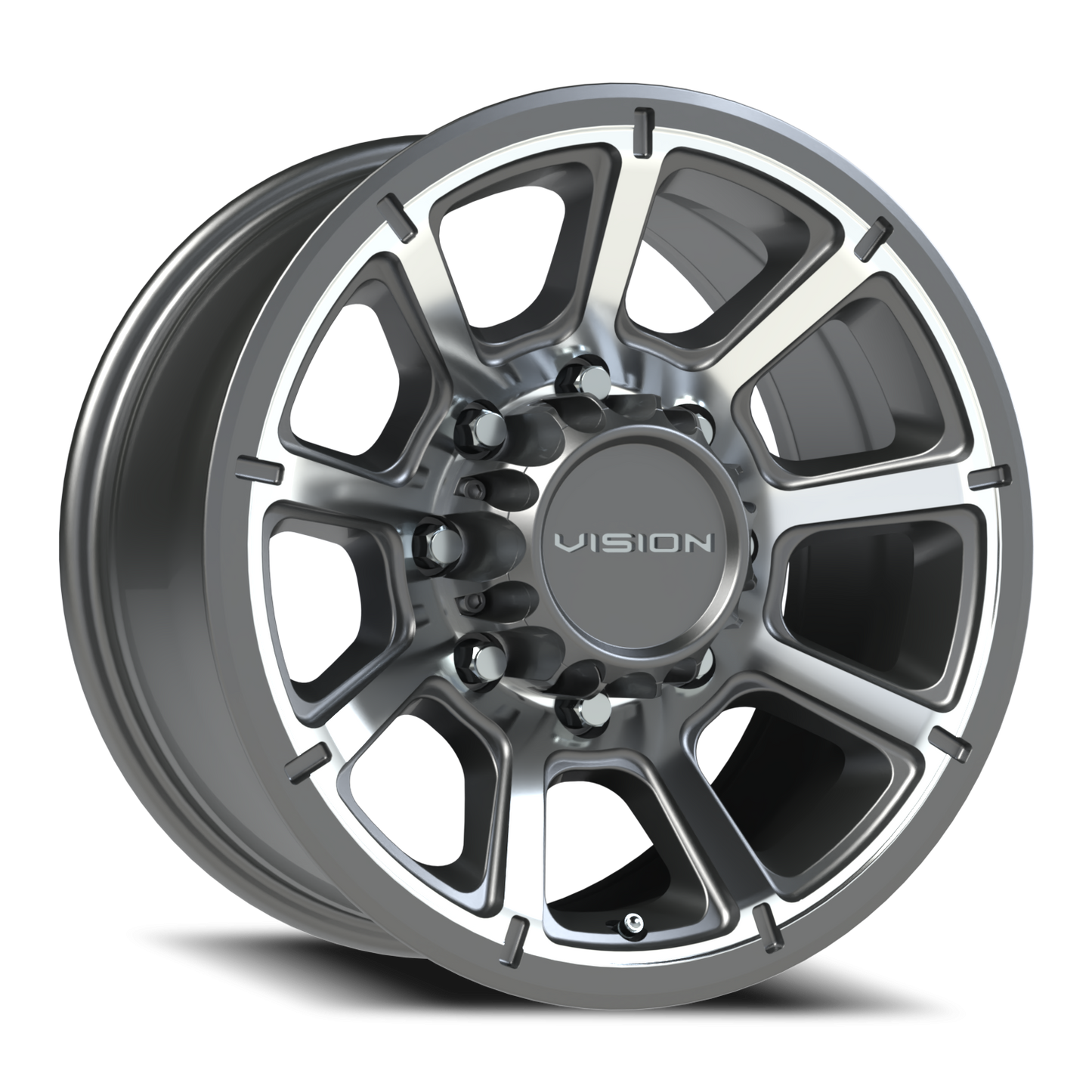 Vision Turbine 17X8.5 Gunmetal Machined Face Wheel