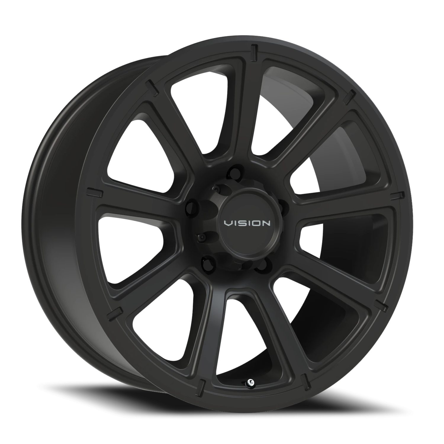 Vision Turbine 20X9 Matte Black Wheel