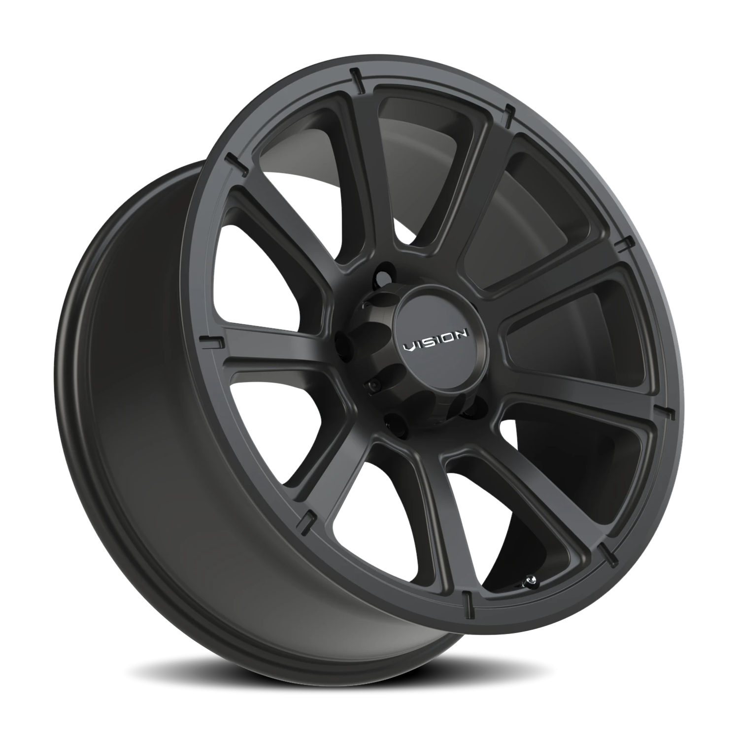 Vision Turbine 20X9 Matte Black Wheel