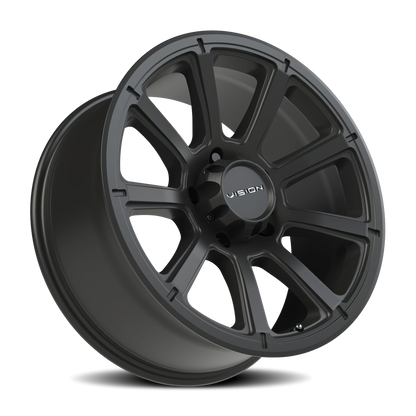Vision Turbine 20X9 Matte Black Wheel