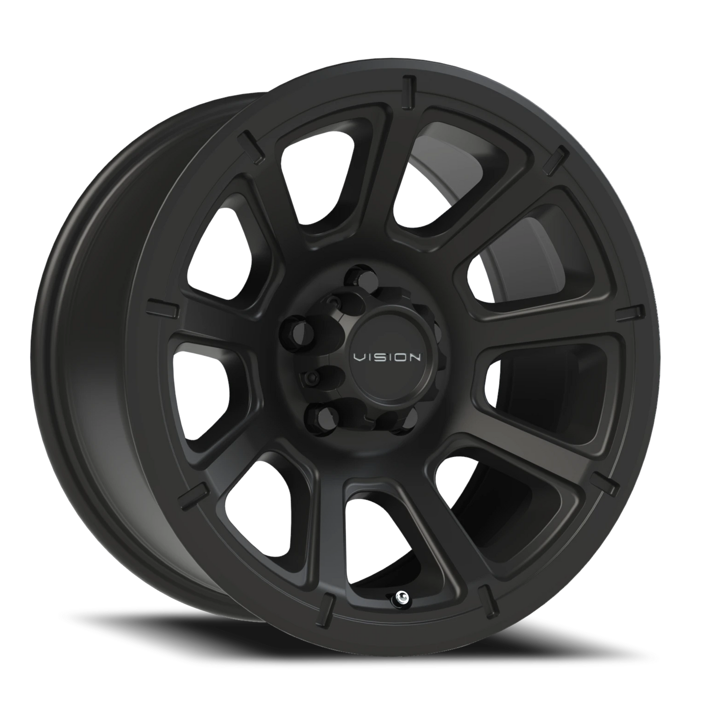 Vision Turbine 16X8 Matte Black Wheel