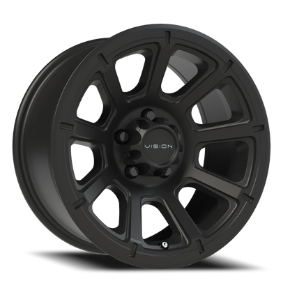 Vision Turbine 16X8 Matte Black Wheel