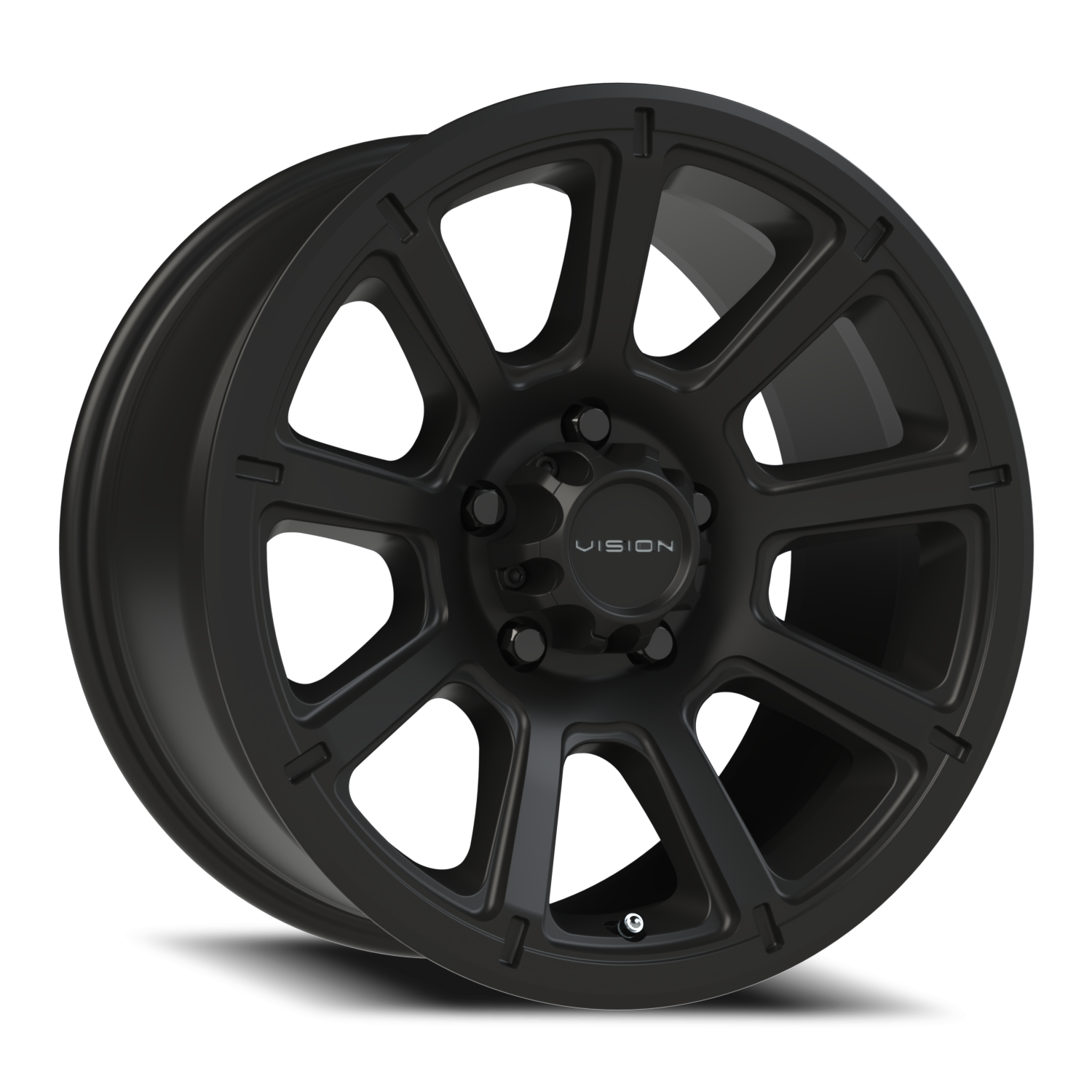 Vision Turbine 17X8.5 Matte Black Wheel