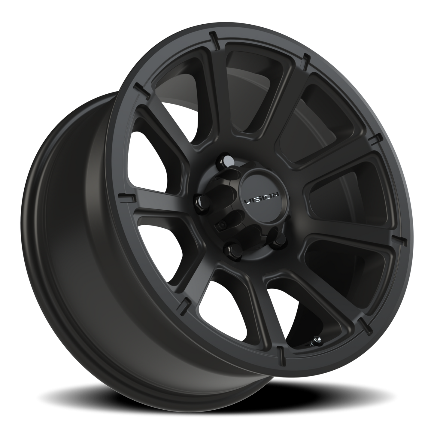 Vision Turbine 17X8.5 Matte Black Wheel