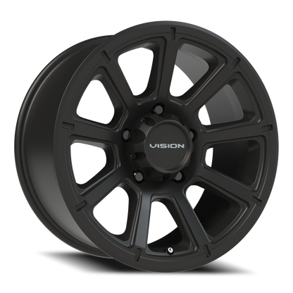 Vision Turbine 18X9 Matte Black Wheel