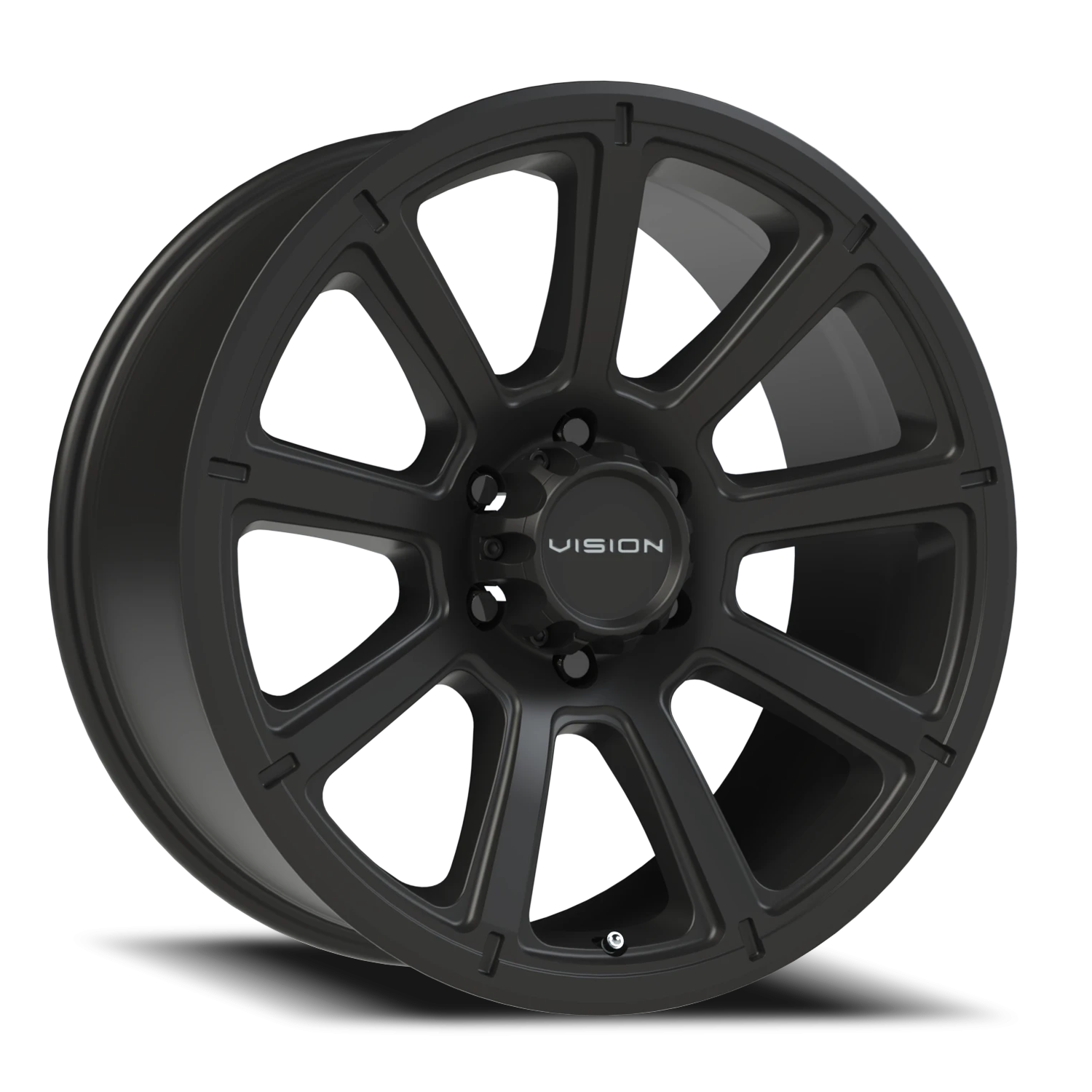Vision Turbine 20X9 Matte Black Wheel