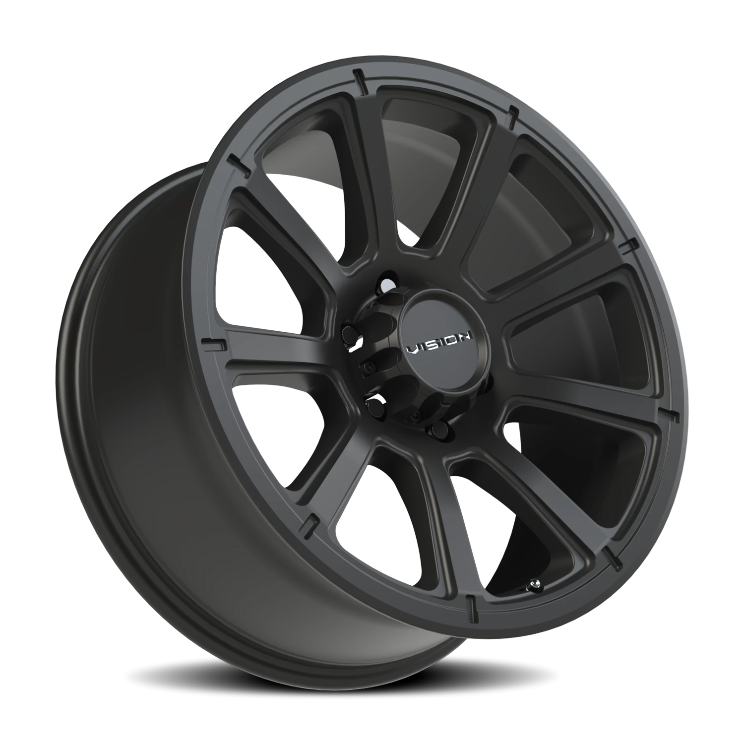 Vision Turbine 20X9 Matte Black Wheel