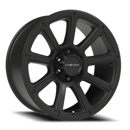 Vision Turbine 20X9 Matte Black Wheel