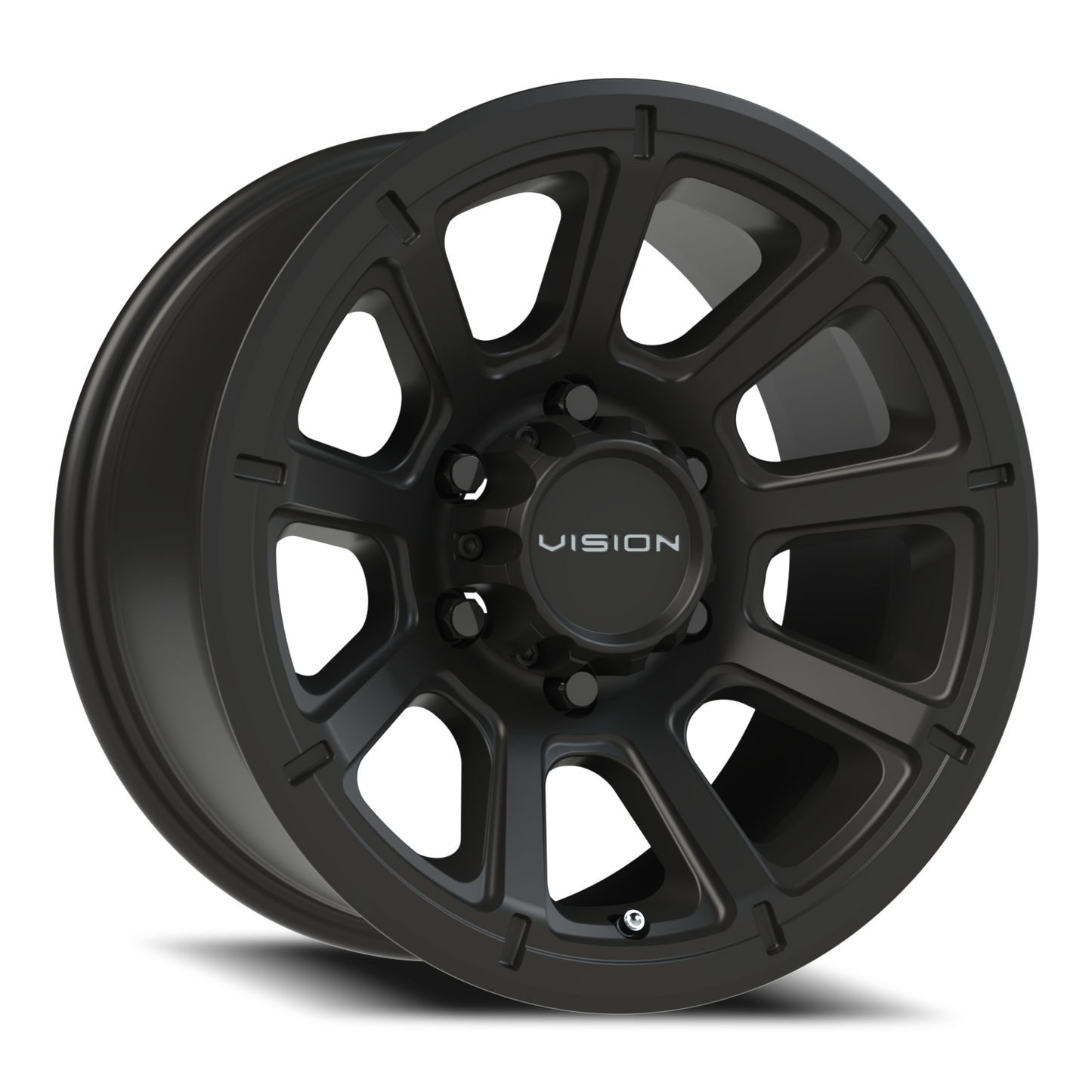 Vision Turbine 16X8 Matte Black Wheel