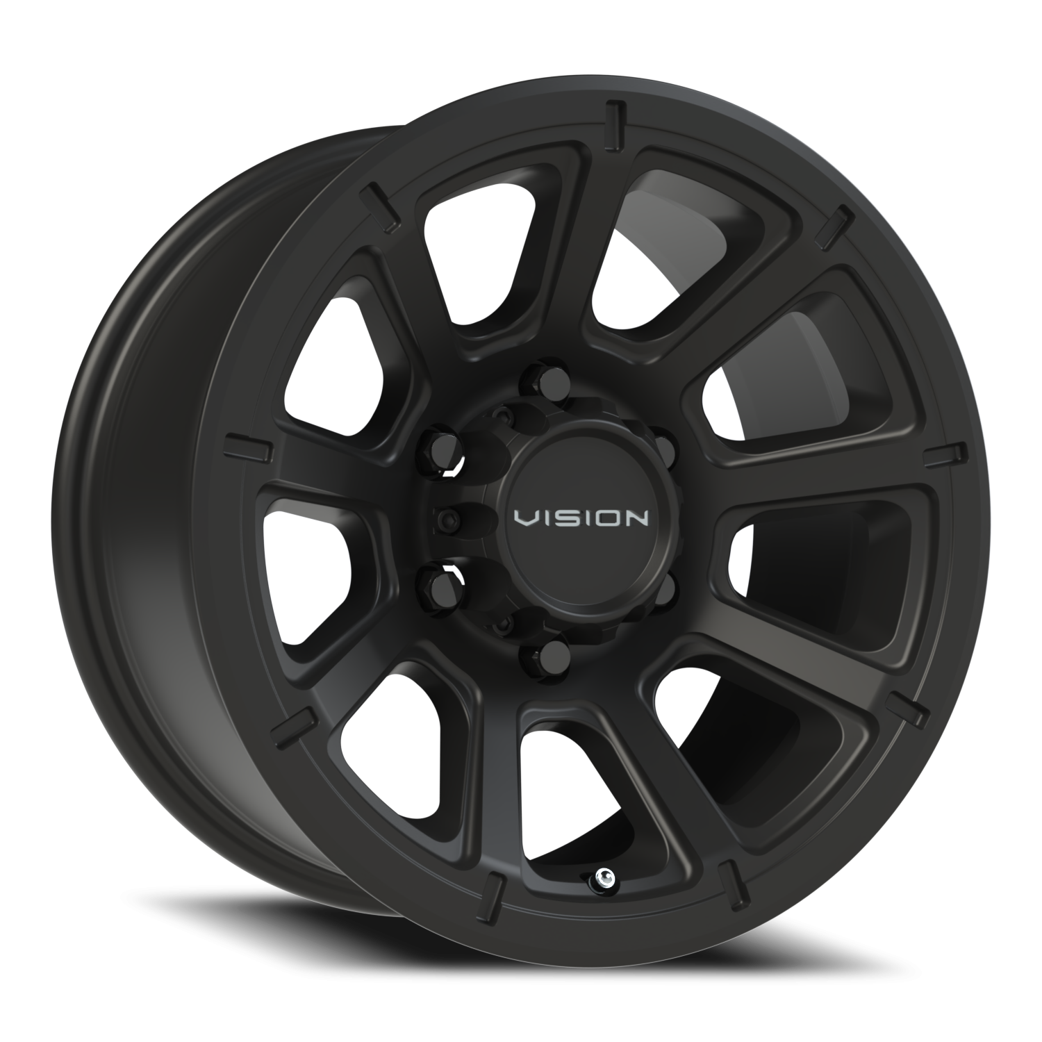 Vision Turbine 16X8 Matte Black Wheel