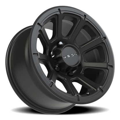 Vision Turbine 16X8 Matte Black Wheel