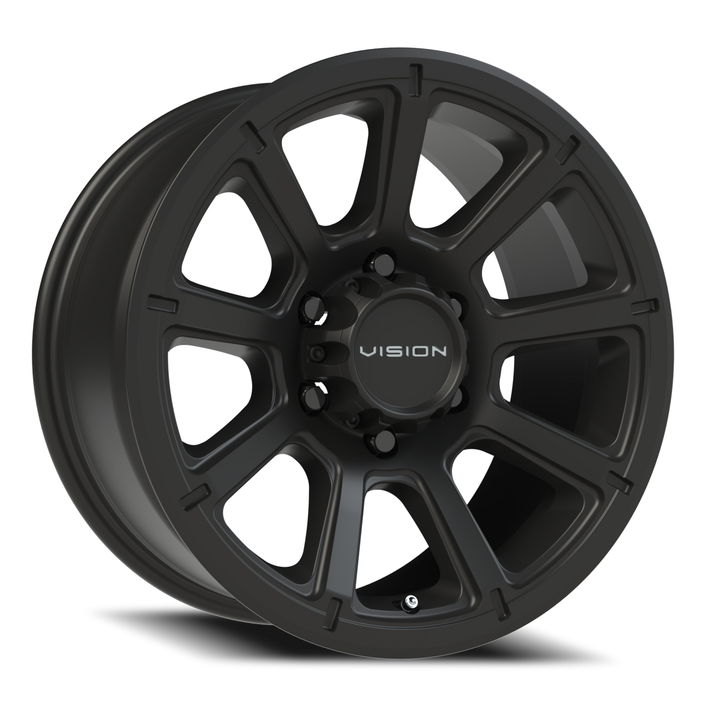 Vision Turbine 17X8.5 Matte Black Wheel