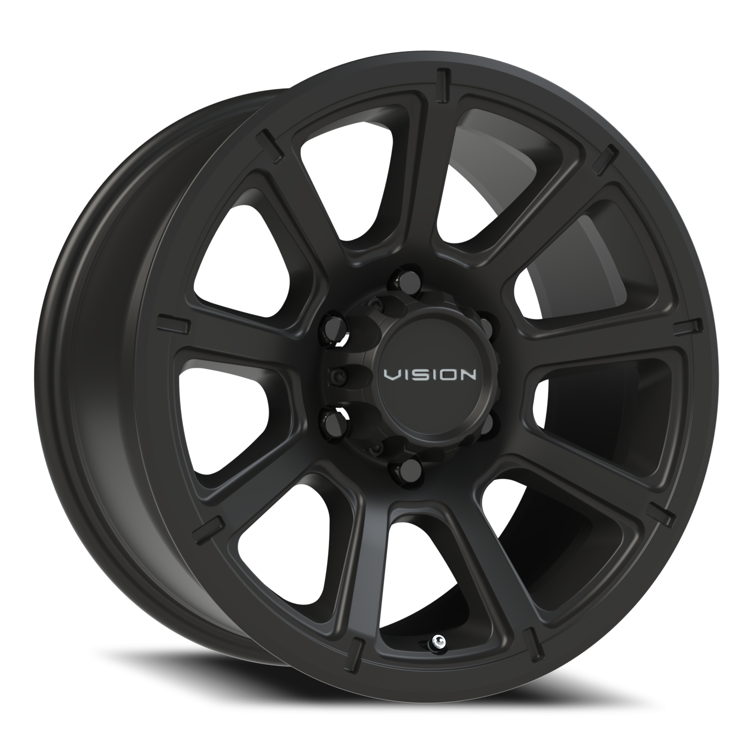 Vision Turbine 17X8.5 Matte Black Wheel