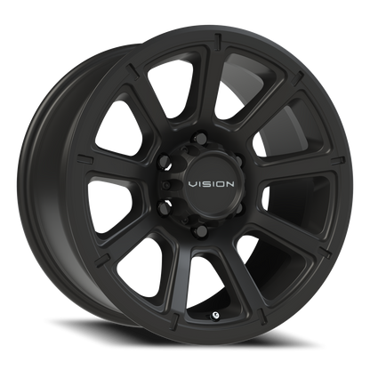 Vision Turbine 17X8.5 Matte Black Wheel