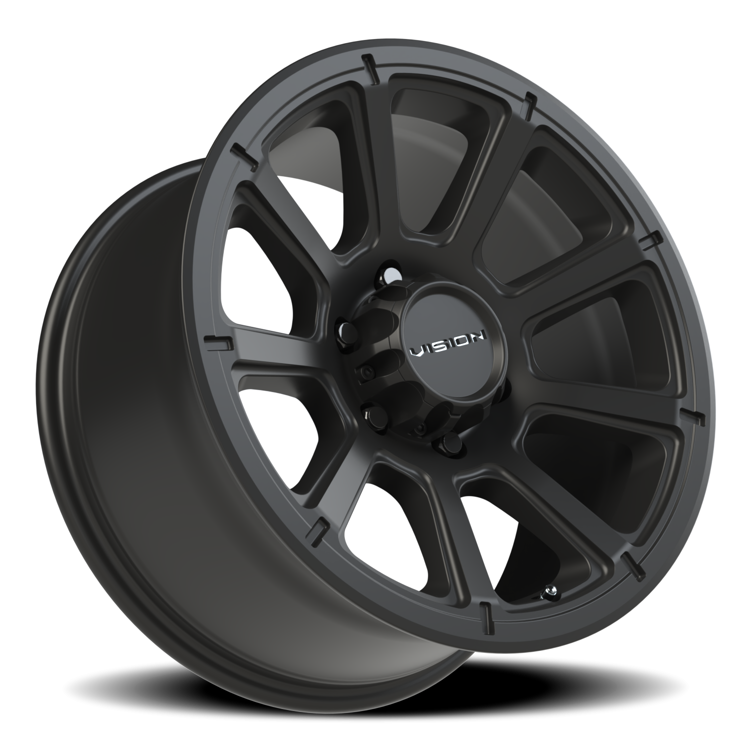 Vision Turbine 18X9 Matte Black Wheel