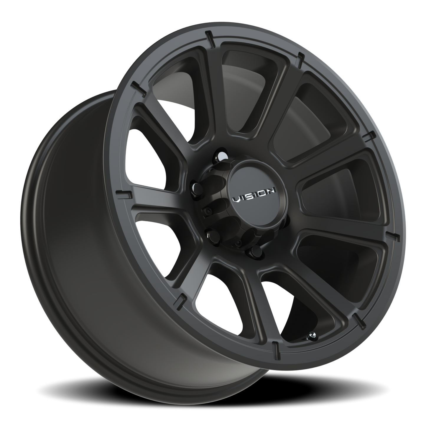 Vision Turbine 18X9 Matte Black Wheel