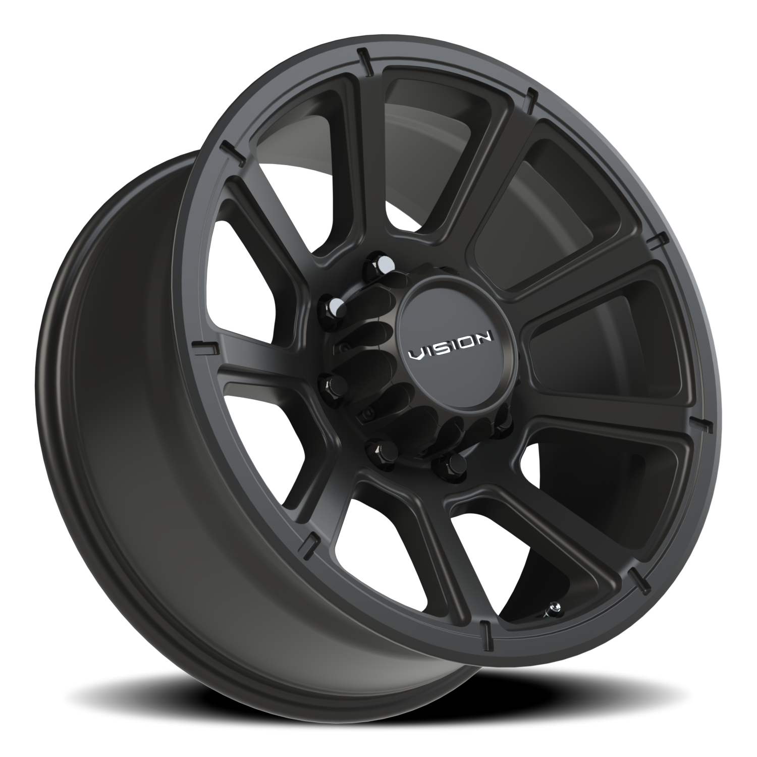 Vision Turbine 20X9 Matte Black Wheel