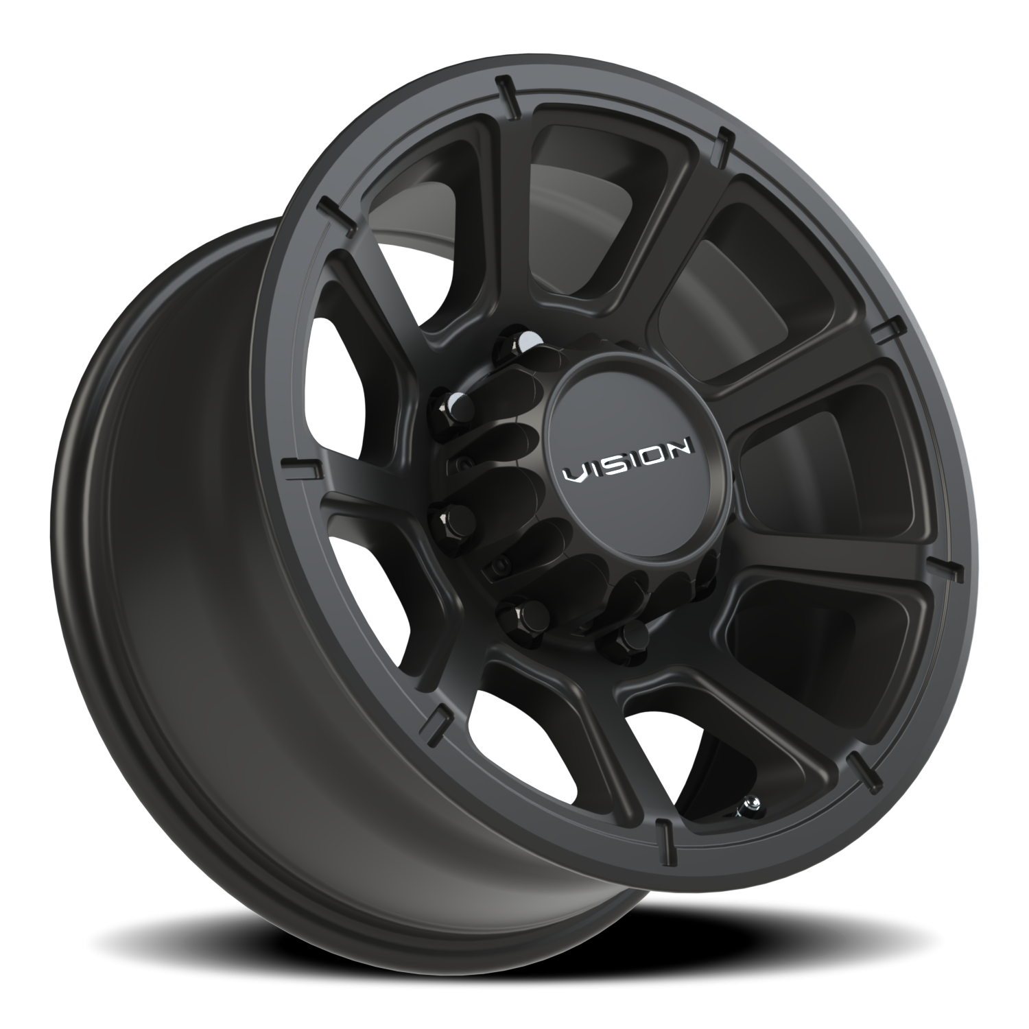 Vision Turbine 17X8.5 Matte Black Wheel