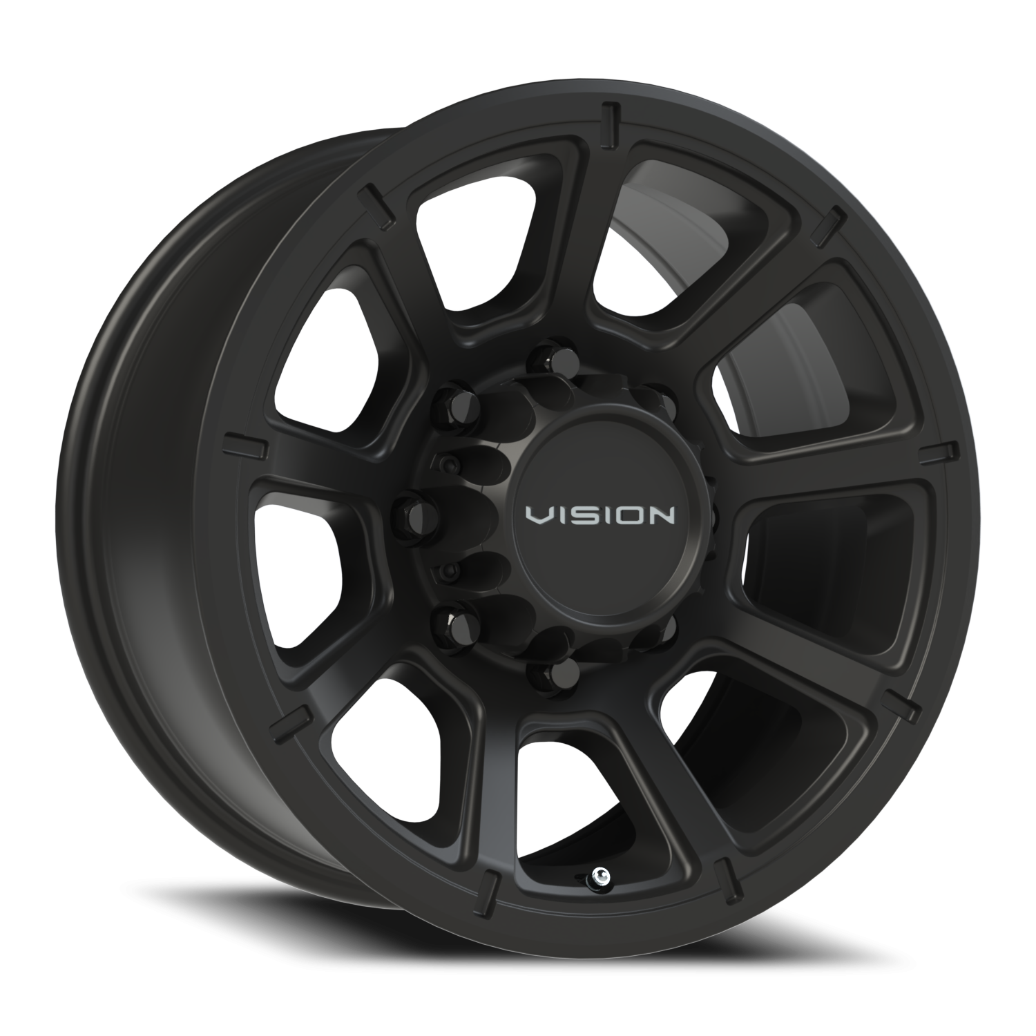 Vision Turbine 17X8.5 Matte Black Wheel