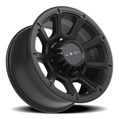 Vision Turbine 17X8.5 Matte Black Wheel