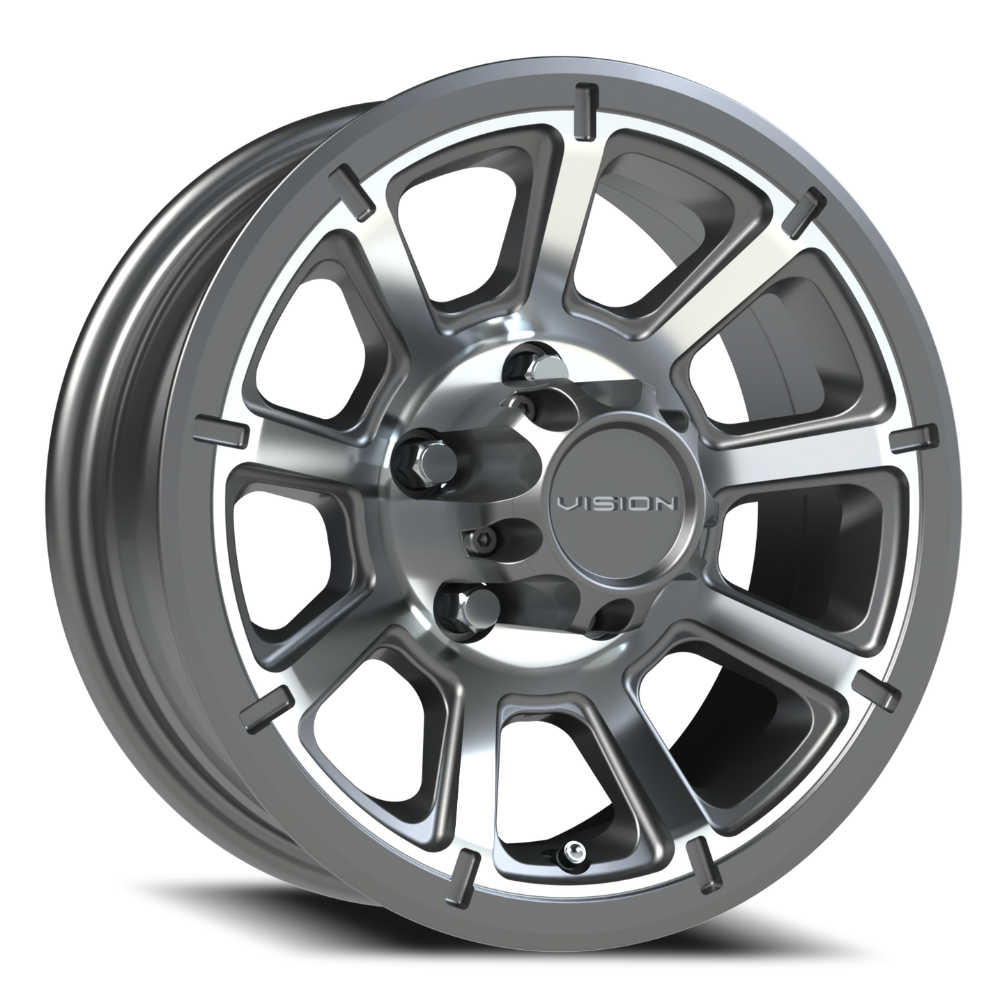 Vision Turbine 14X5.5 Gunmetal Machined Face Wheel